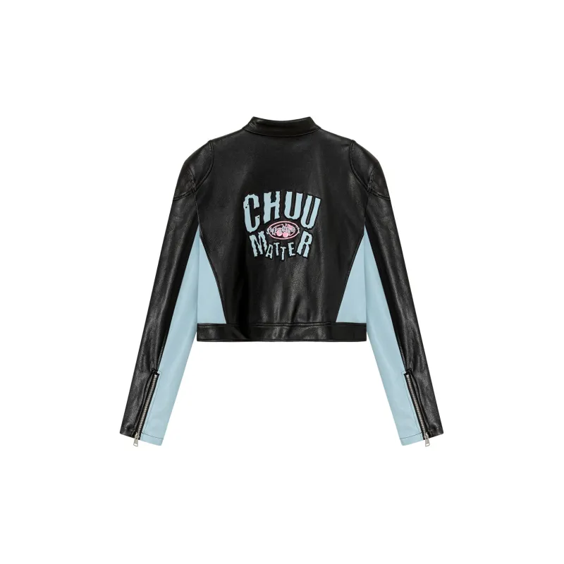 CHUU Leather Jackets Women's Black-1