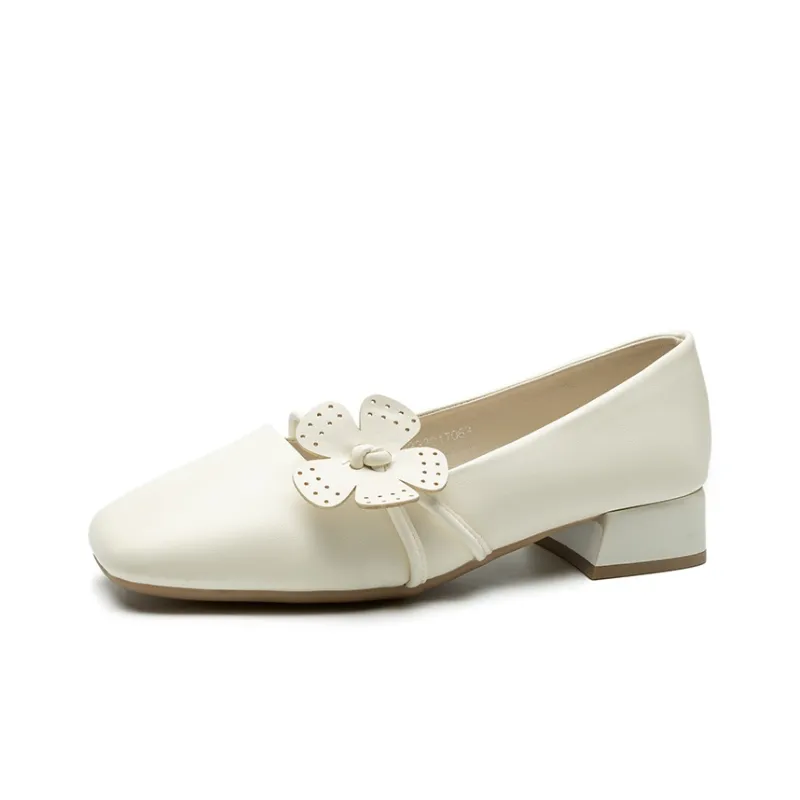 FLOSSIE Casual Single Shoes 2.8cm Women's Beige-1