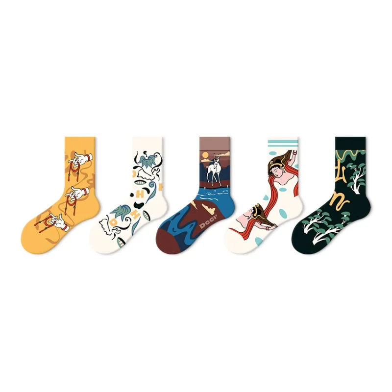 JKN Unisex Mid Calf Socks-7