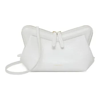 MANSUR GAVRIEL Calfskin Shoulder Bag Crossbody Bag Mini Women's White