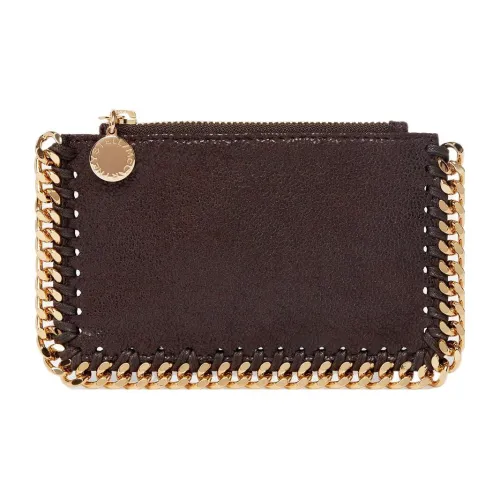 Stella McCartney Falabella Card Holders Chocolate Brown