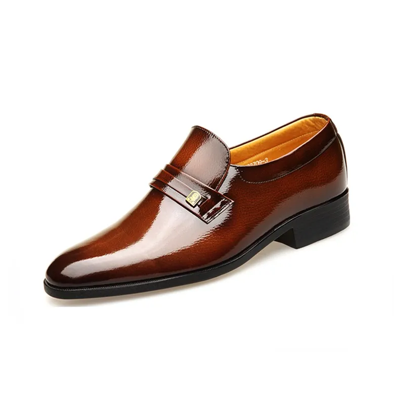 LAORENTOU Dress Shoes Men Mid Top Black/Brown-6