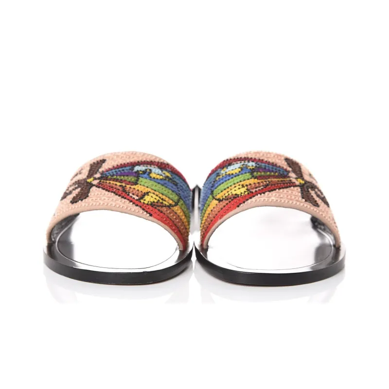 DIOR Black Tarot Judgement Sandal Women's-2
