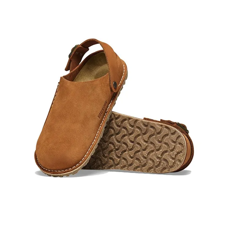 Birkenstock Lutry Premium Suede Leather 'Mink'-4