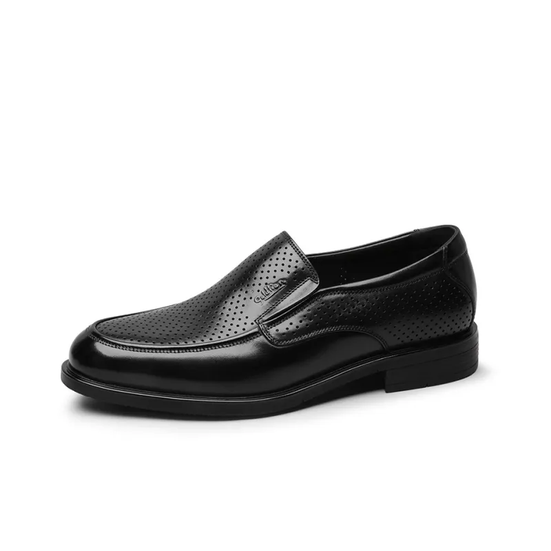 GOLDLION Loafers Men Black Business/Black Perforated/Brown Perforated-6