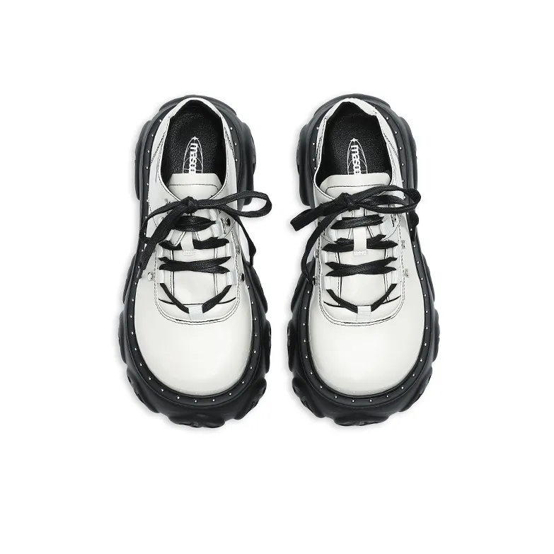 MASOOMAKE Butterfly Series Loafers Women's Ecru-4