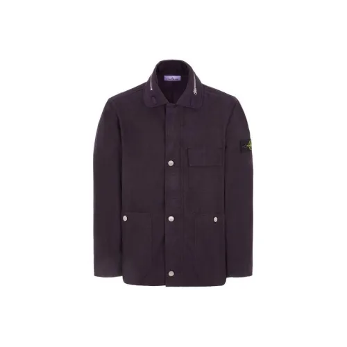 STONE ISLAND Jackets Men Purple