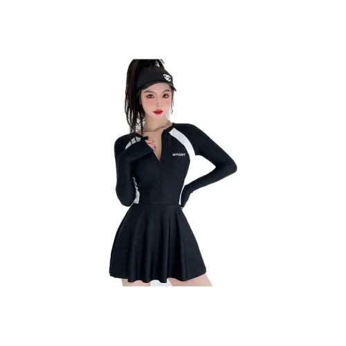 Youyou One-Piece Swimsuits Women's Black