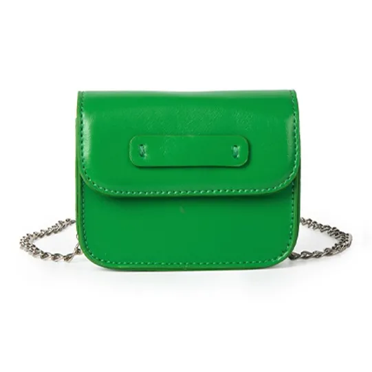 HAWA PU Small Square Bag Tofu Bag Shoulder Bag Mini Women's White/Silver/Rose Red/Green/Black-13
