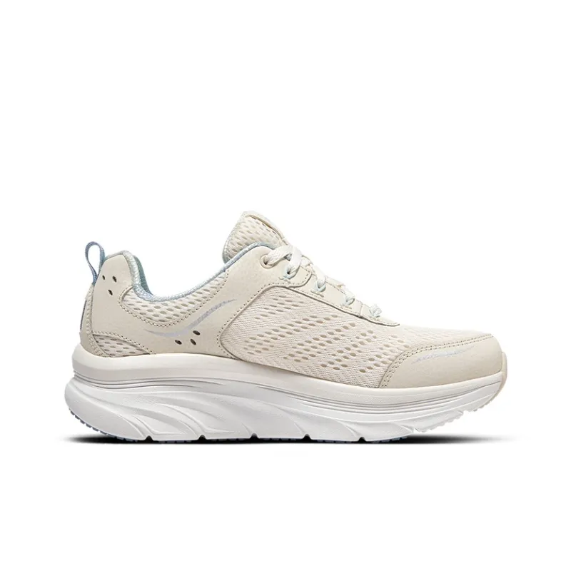 Skechers D'lux Walker Slip Resistant Lightweight Cushioning Low Top Casual Shoes Women's Natural Blue-1