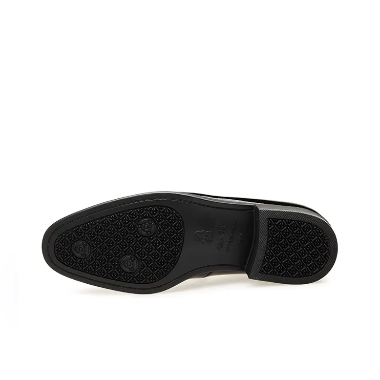 LAORENTOU Dress Shoes Men Mid Top Black/Brown-4