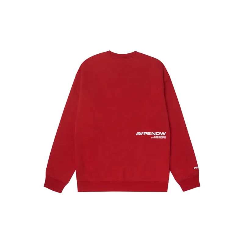 Aape Logo patch Crew neck Sweatshirt-6