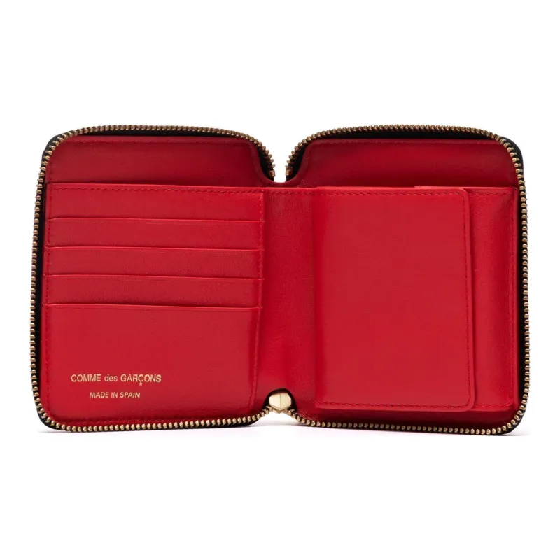 CDG Cow Leather Wallet Regular Women's Red-2