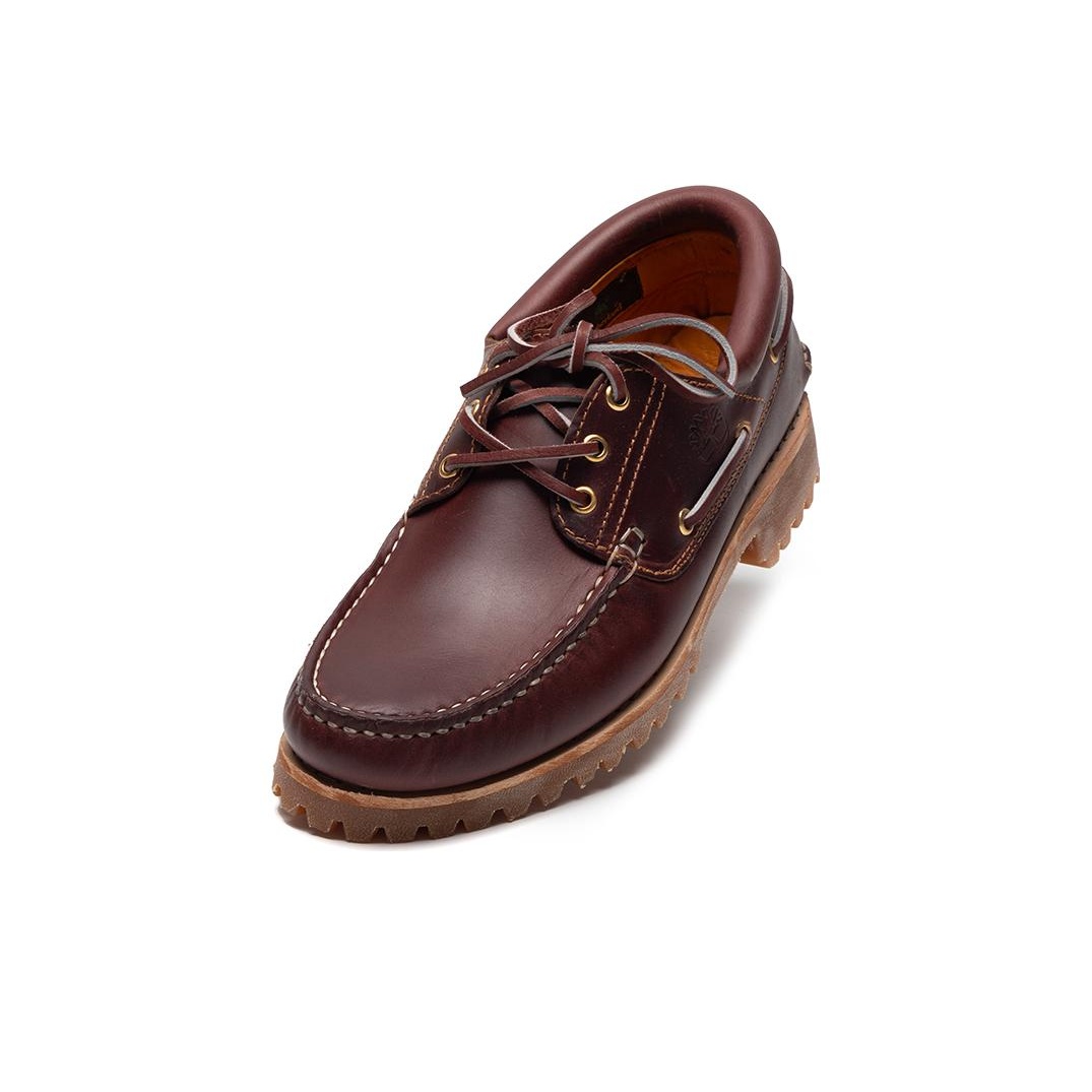 Timberland 3-Eye Lug Handsewn Boat 'Burgundy' - Cheap Rcj Timberland 3-Eye Lug Handsewn Boat 'Burgundy' - Cheap Rcj