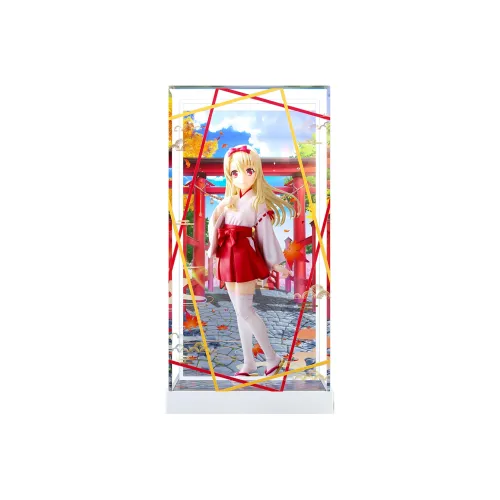 AOWOBOX UC Magical Girl Illyasviel Shrine Maiden Ver. Figure Display Case Model Accessories