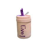 Girly Pink 420ml-Dual Drinking Spouts