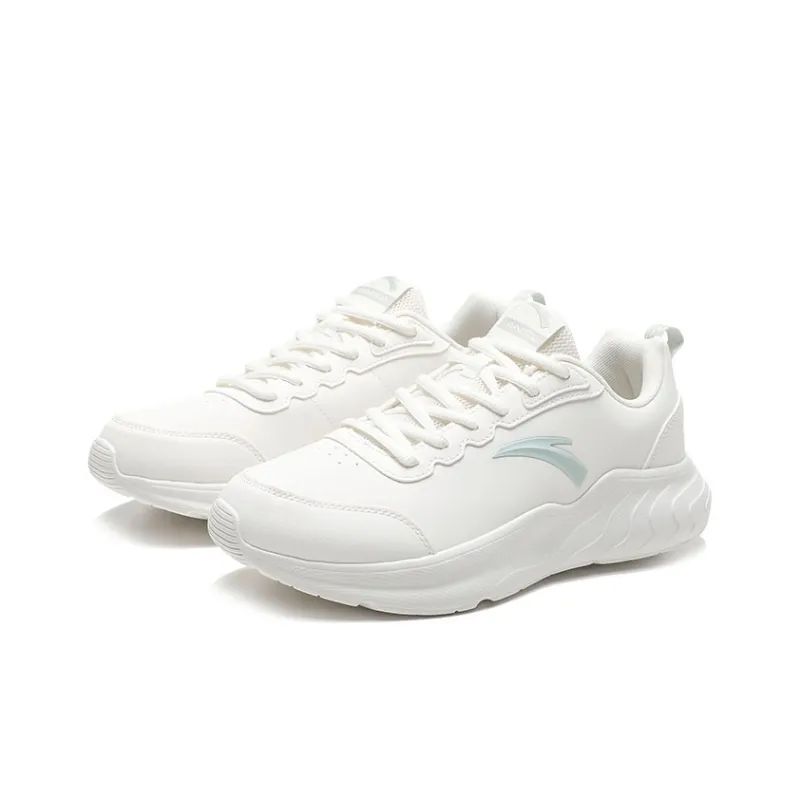 Anta Running Collection Slip Resistant Low Top Casual Running Shoes Men's White-2