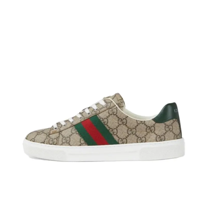 GUCCI Women's Ace 'GG Crystal Canvas Beige' Women's-0