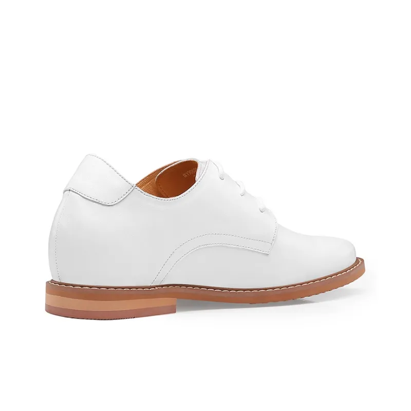 He Jinchang Hermo Collection Casual Single Shoes Women's White-3