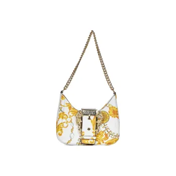 VERSACE JEANS COUTURE Artificial Leather Shoulder Bag Women's White