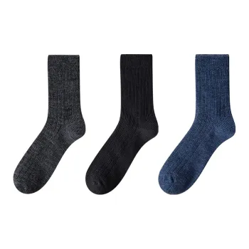MIIOW Mid Calf Socks Men's 3 Pack