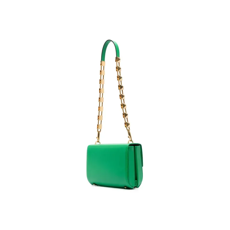 Valentino GARAVANI Calfskin Shoulder Bag, Crossbody Bag Women's Green-3