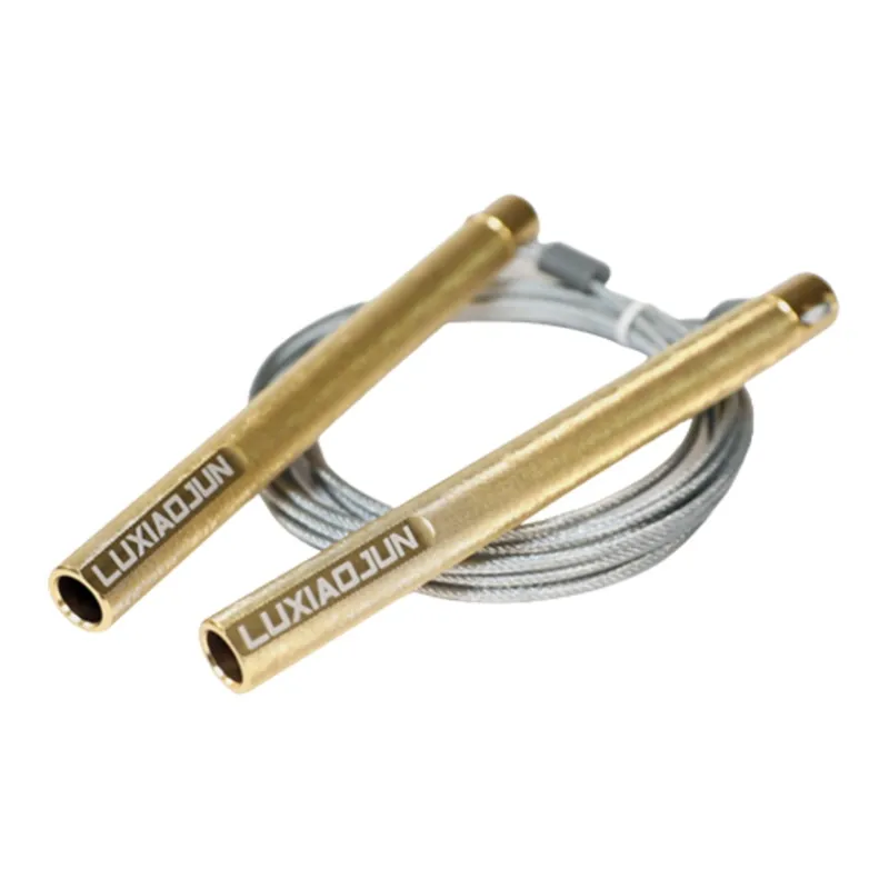 LUXIAOJUN Professional Racing Non Countable Jump Ropes Adults Steel Wire+Rubber Rope, Aluminous Controller 3m-5