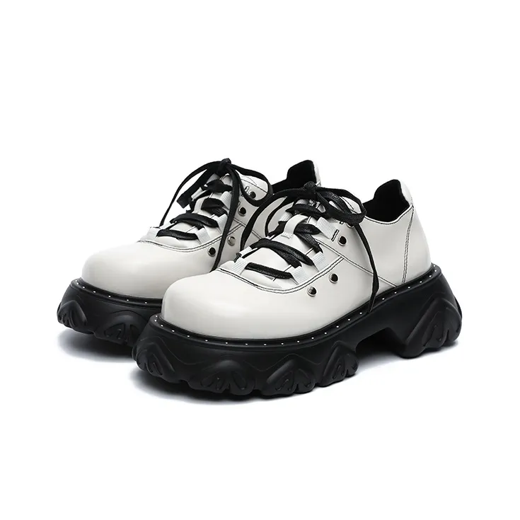 MASOOMAKE Butterfly Series Loafers Women's Ecru-1