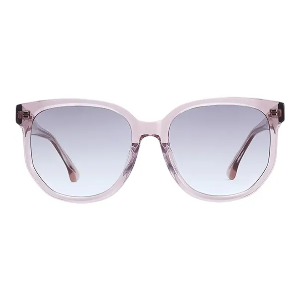 Kappa Plate Frame Oval Sunglasses Unisex Elegant Pink-0