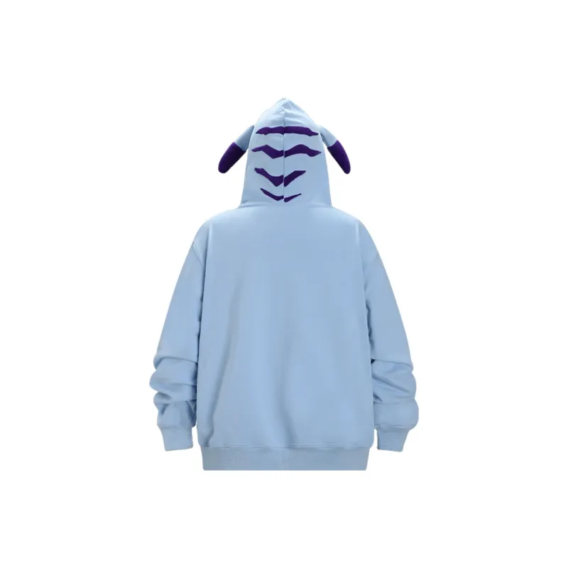 KAKAZZY Sweatshirts Unisex Sky Blue-2