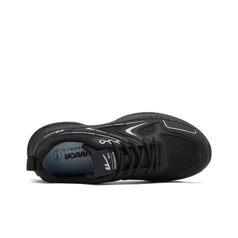 Warrior Low Top Chunky Sneakers Men's Black-2