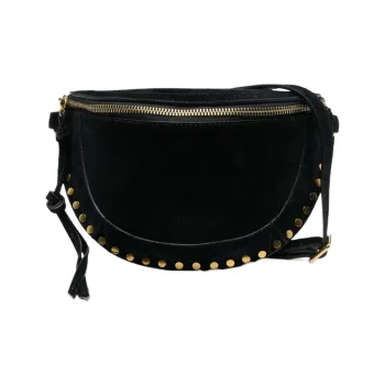 ISABEL MARANT Calf Suede Fanny Pack Regular Women's Black