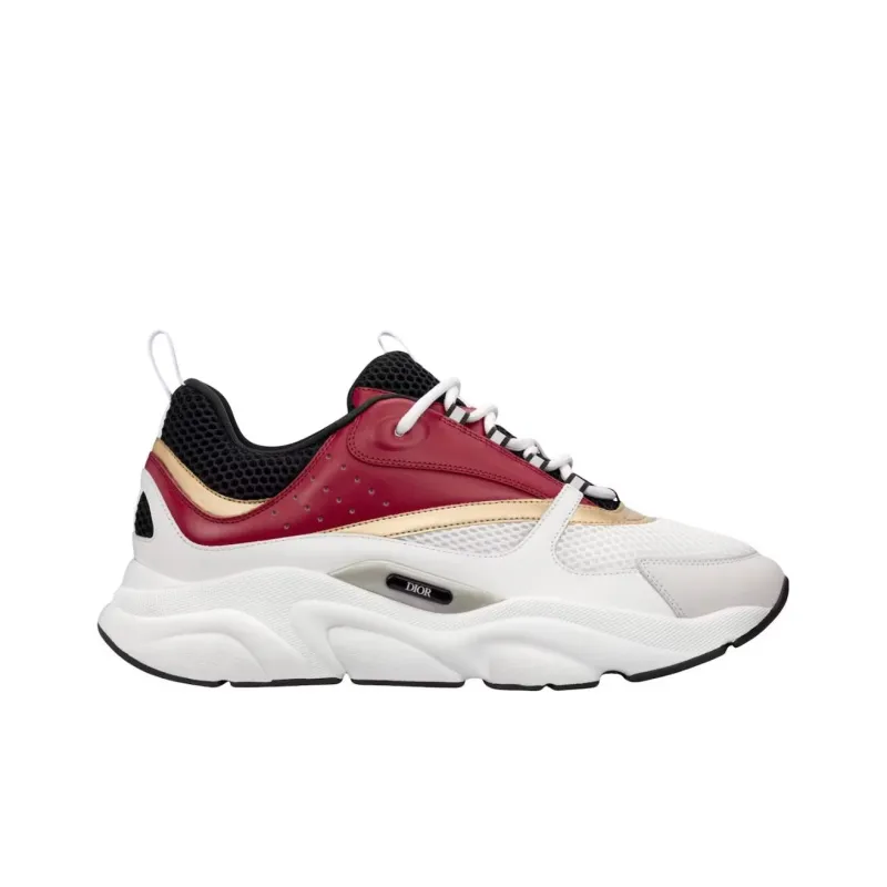 DIOR B22 White Black Burgundy Gold-1
