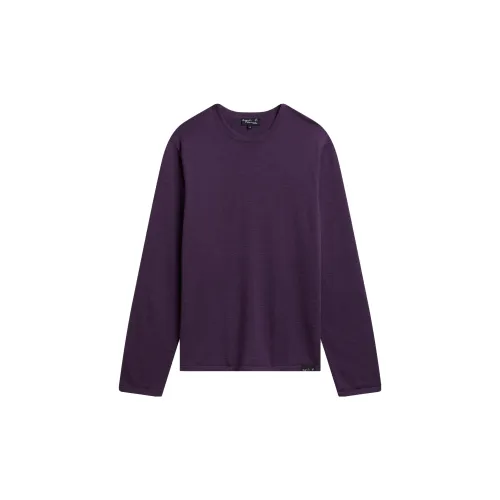 Agnes B. Sweaters Men Purple