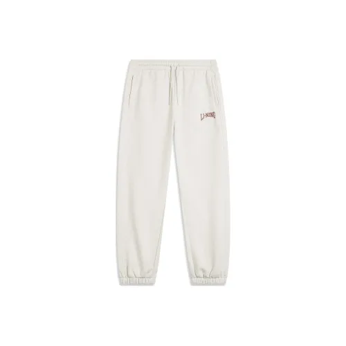 LINING Sports Life Collection Knitted Sweatpants Men Heather Gray With A Hint Of Slate