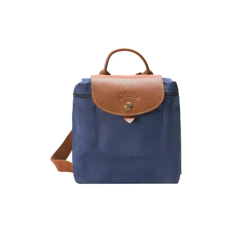 LONGCHAMP Le Pliage Fabric Backpack Mini Women's Blue-0