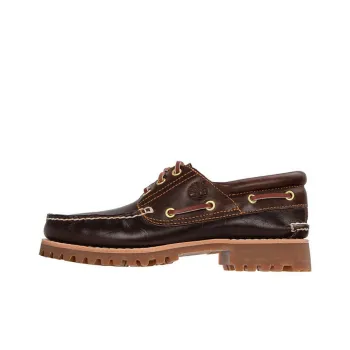 Timberland 3 Eye Lug Handsewn Boat Shoe 'Brown'
