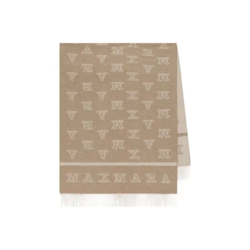 MaxMara Knit Scarves Women's Brown