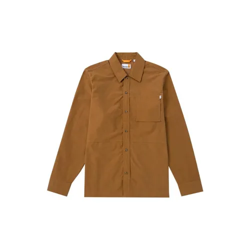 Timberland Shirts Men Khaki