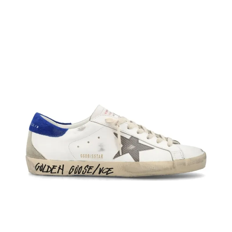 Golden Goose Super Star White Snake Blue-1
