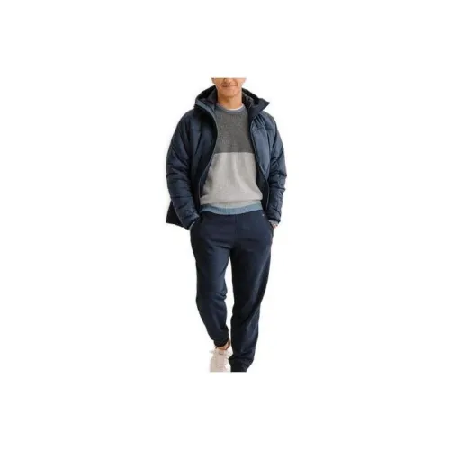 UNIQLO Knitted Sweatpants Unisex Navy Blue