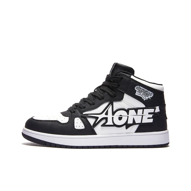 A1 Cushioning, Abrasion Resistant, Height Increasing High Top Skateboard Shoes Unisex-1
