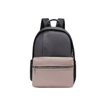 Champion Fabric Backpack Medium Size Unisex Khaki/Black/Black Gray