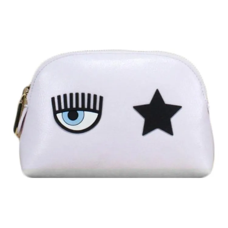 CHIARA FERRAGNI Eco Leather Clutch Small Size Women's Light Purple-0