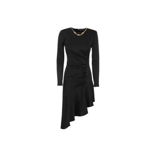 Elisabetta Franchi Chain-Detailed Asymmetric Dress