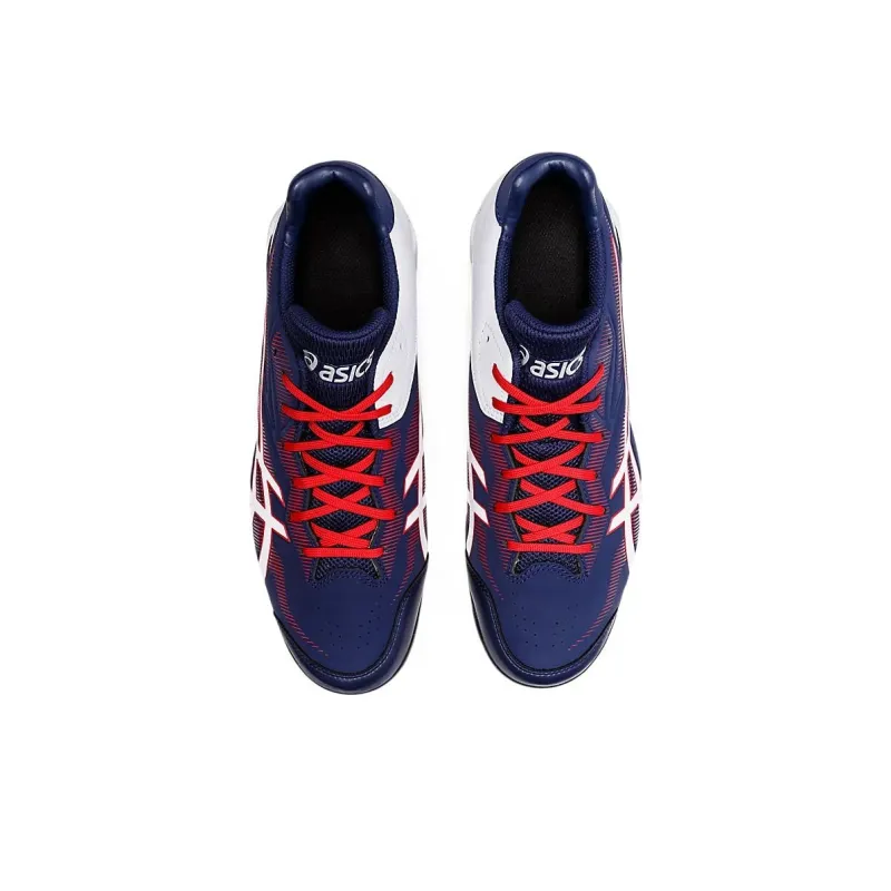 Asics Star Shine 3 Cushioning Wear Resistant Low Top Training Shoes Unisex Blue Red-4