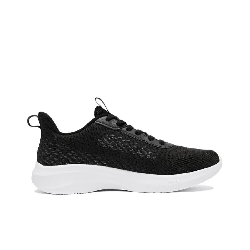 QIAODAN Coverage Slip Resistant Warm Low Top Running Shoes Men's Black-1