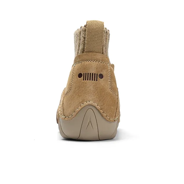 Jeep Octopus, Knitted Fabric Stretch Casual Thermal Ankle Boots Women's-3