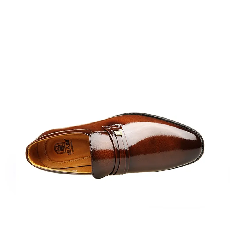 LAORENTOU Dress Shoes Men Mid Top Black/Brown-7
