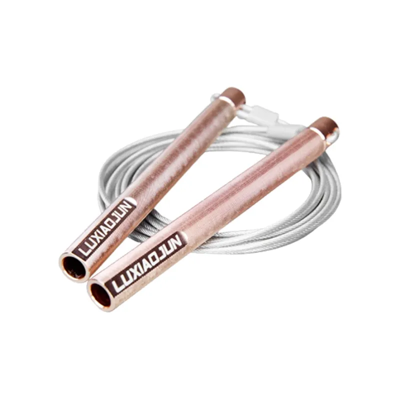 LUXIAOJUN Professional Racing Non Countable Jump Ropes Adults Steel Wire+Rubber Rope, Aluminous Controller 3m-3